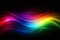 Dark Grainy Color Gradient Wave Background Royalty Free Stock Photo