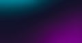 Dark grainy gradient background, blue purple neon colors on black, noise grain texture effect Royalty Free Stock Photo