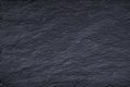 Dark gray black slate background or texture of natural stone. Royalty Free Stock Photo