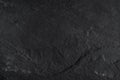 Dark gray black slate background or texture of natural stone. Royalty Free Stock Photo