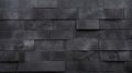 Dark gray brick wall texture background. Generative AI Royalty Free Stock Photo