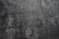 Dark gray decorative stucco surface with a copy space. Royalty Free Stock Photo