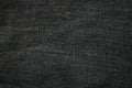 Dark gray denim, close-up. Texture Royalty Free Stock Photo