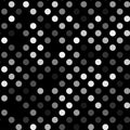 Dark gray dotted, dots, circles pattern, background Geometry is seamlessly repeatable