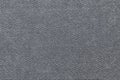 Dark gray fluffy background of soft, fleecy cloth. Texture of textile closeup Royalty Free Stock Photo