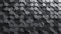 dark gray and gray mosaic tile wall texture background ai generated Royalty Free Stock Photo