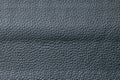 Dark gray leather texture closeup, useful as background Royalty Free Stock Photo