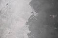 dark gray plastered wall as monochrome background Royalty Free Stock Photo