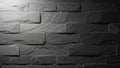 Dark Gray Slate Stone Wall Texture with Dramatic Lighting and Natural Rough Surface Patterns Keywords: slate, stone Royalty Free Stock Photo