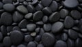 Dark Gray Smooth River Stone Texture Background