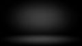 Dark Gray Studio Background with Soft Spotlight and Floor Shadow black Royalty Free Stock Photo
