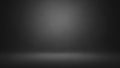 Gray Studio Background With Subtle Spotlight And Floor Reflection dark Royalty Free Stock Photo