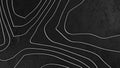 Dark gray topographic abstract background.