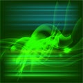 Dark green abstract swirl background vector Royalty Free Stock Photo