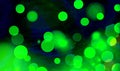 Dark green bokeh background for seasonal, holidays, event and celebrations Royalty Free Stock Photo