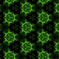 Dark green crystal caleidoscope background