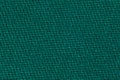 Dark green fabric background texture. Detail of linen textile material Royalty Free Stock Photo
