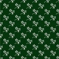 Dark Green Floral Seamless Pattern Royalty Free Stock Photo