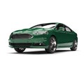 Dark green Ford Mondeo 2015 - 2018 model