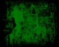 Dark green grunge rusty metal wall background