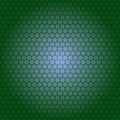 Dark green hexagonal pattern with a gradient center and glowing effect background texture design element Royalty Free Stock Photo