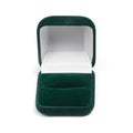 Dark green jewelry box Royalty Free Stock Photo