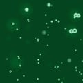 Dark green juice and small bubbles, abstract background Royalty Free Stock Photo