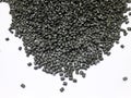 Dark green masterbatch granules Royalty Free Stock Photo