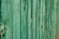 Dark green old wooden boards. Backgrounds and textures fence painted. Front view. Attract a beautiful vintage background Royalty Free Stock Photo