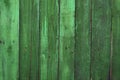 Dark green old wooden boards. Royalty Free Stock Photo