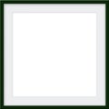 Dark green picture frame blank mockup Royalty Free Stock Photo