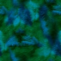 Dark Green Splash. Floral Acrylic Dirty Painting. Dark Neon Tie Dye Design. Deep Colors Textile. Tie and Dye. Organic Emerald Royalty Free Stock Photo