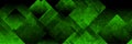 Dark green squares tech grunge abstract background Royalty Free Stock Photo