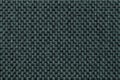 Dark green textile background with checkered pattern, closeup. Structure of the fabric macro. Royalty Free Stock Photo