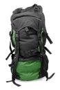 Dark green tourist backpack Royalty Free Stock Photo