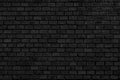 Dark grey black brick wall texture background Royalty Free Stock Photo