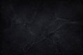 Dark grey black slate texture in natural pattern. Black stone wall. Royalty Free Stock Photo