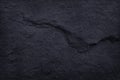 Dark grey black slate texture in natural pattern. Black stone wall. Royalty Free Stock Photo