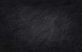 Dark grey black slate texture in natural pattern. Black stone wall. Royalty Free Stock Photo