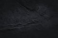 Dark grey black slate texture in natural pattern with high resolution for background and design art work. Black stone wall Royalty Free Stock Photo