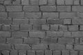 Dark grey brick wall background. Vintage background dark gray brickwall. Dark stone background. Gray concrete texture. Urban dark Royalty Free Stock Photo