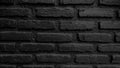 Dark grey brick wall concrete background  old vintage  horizontal architecture dark wallpaper texture construction building for Royalty Free Stock Photo