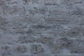 Dark grey brick wall texture. Old retro building background copy space. Black bricks surface, detailed stones backdrop Royalty Free Stock Photo