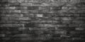 Dark Grey Brick Wall. Vintage Grunge Texture Rough Background. AI generated Royalty Free Stock Photo