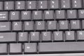 Dark grey computer keyboard