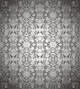 Dark grey floral background vector