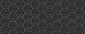 Dark Grey Hexagon Ceramic Tiles