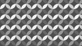 Dark Grey Overlapping Circles Pattern Background Vector Art