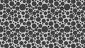 Dark Grey Random Circles Dots Background Pattern Vector Art