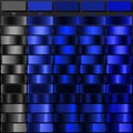 Dark Grey Royal Blue Deep Blue Navy and Bright Blue solid color with Luxury Gradient Color Collection Swatches. Perfect for Royalty Free Stock Photo